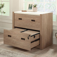 Sauder - Dixon City 2-Drawer Lateral File Cabinet - Brushed Oak