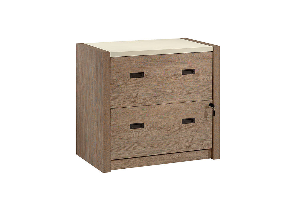 Sauder - Dixon City 2-Drawer Lateral File Cabinet - Brushed Oak