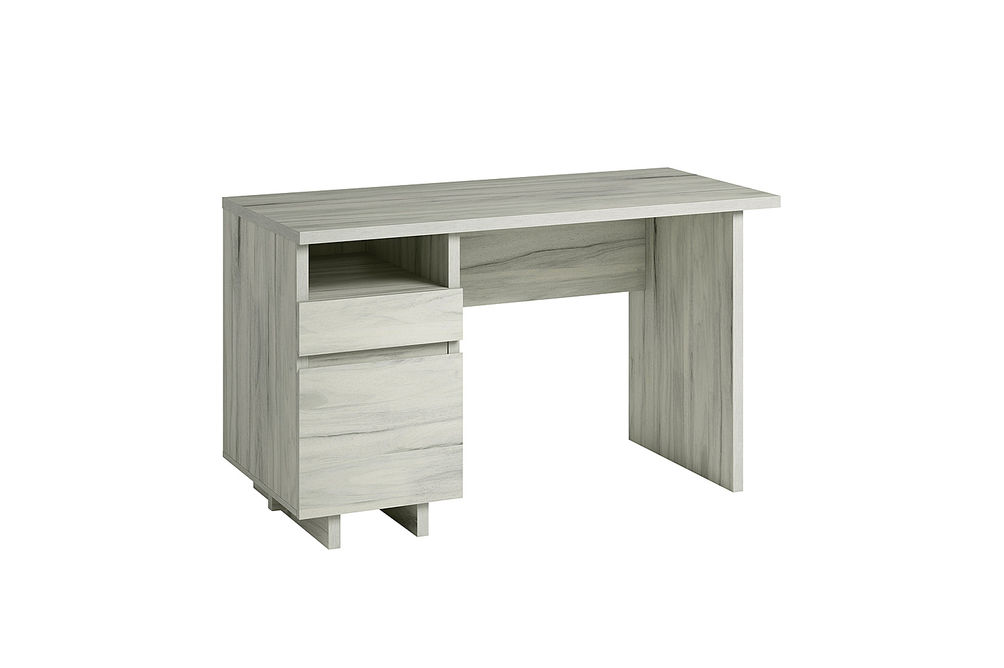 Sauder - Porto Palma Single Ped Desk Ha - SGS Laminate Haze Acacia