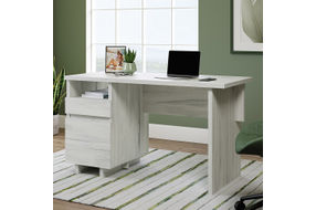 Sauder - Porto Palma Single Ped Desk Ha - SGS Laminate Haze Acacia