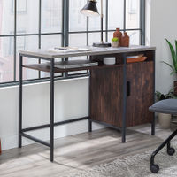 Sauder - Market Commons Desk Rw - SGS Rich Walnut