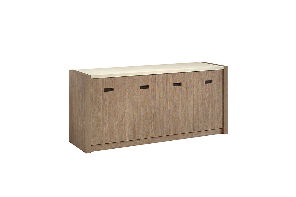 Sauder - Dixon City Office Storage File Credenza - Brushed Oak