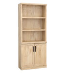 Sauder - Aspen Post Library W/doors Pmo - Prime Oak