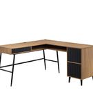 Sauder - Ambleside L-Desk Sw - SGS Serene Walnut