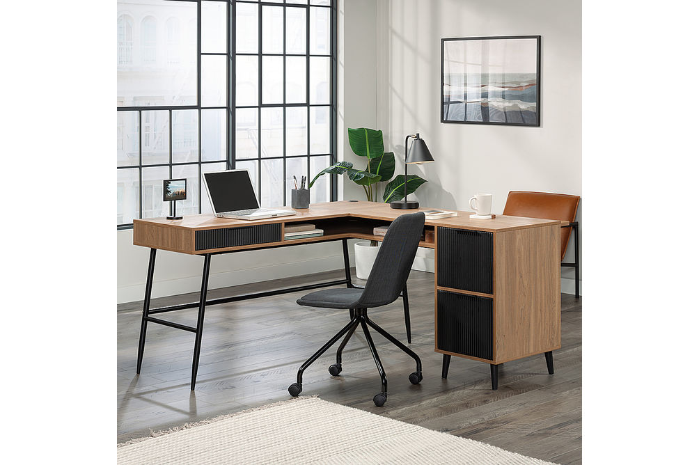 Sauder - Ambleside L-Desk Sw - SGS Serene Walnut