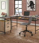 Sauder - Market Commons L-Desk Po - SGS Laminate Prime Oak