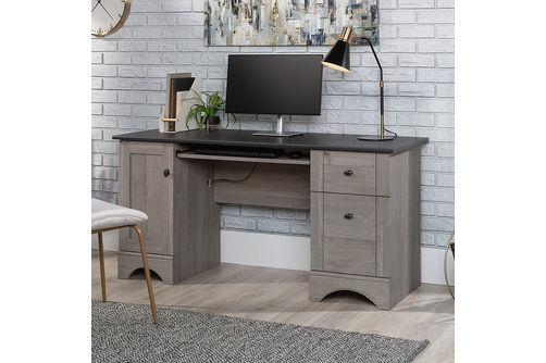 Sauder - Computer Desk Mo W/ Ro - Mystic Oak