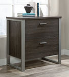 Sauder - Rock Glen 2-Drawer Lateral File Cabinet - Blade Walnut