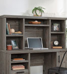 Sauder - Aspen Post Computer Hutch - Pebble Pine