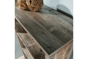 Sauder - Granite Trace 5-Shelf Library Bookcase w/ Doors - Rustic Cedar