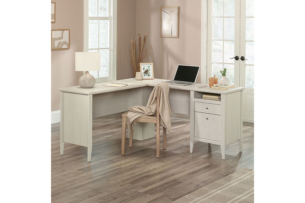 Sauder - Larkin Ledge L-Desk Go A2 - Glacier Oak