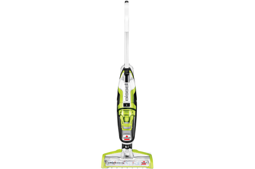 BISSELL - CrossWave All-in-One Multi-Surface Wet Dry Upright Vacuum - Molded White, Titanium & Cha