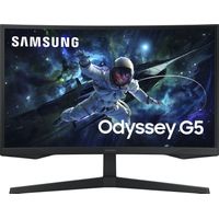 Samsung - 27" Odyssey 1000R Curved QHD 165Hz 1ms AMD FreeSync Gaming Monitor (DP, HDMI) - Black