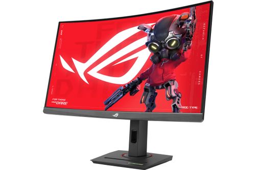 ASUS - ROG Strix 27 Curved 1440P 180Hz FreeSync Gaming Monitor with HDR (DisplayPort,HDMI,USB) - B