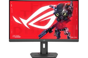 ASUS - ROG Strix 27 Curved 1440P 180Hz FreeSync Gaming Monitor with HDR (DisplayPort,HDMI,USB) - B