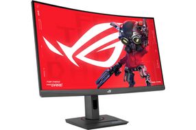 ASUS - ROG Strix 27 Curved 1440P 180Hz FreeSync Gaming Monitor with HDR (DisplayPort,HDMI,USB) - B