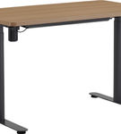 Steelcase - AMQ Sit-to-Stand Desk - Merele Base Dark Oak Top