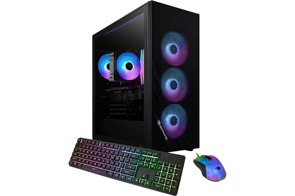 iBUYPOWER Scale Gaming Desktop - Intel Core i3 14100F - 16GB Memory - NVIDIA GeForce RTX 3050 6GB -