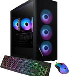 iBUYPOWER Scale Gaming Desktop - Intel Core i3 14100F - 16GB Memory - NVIDIA GeForce RTX 3050 6GB -