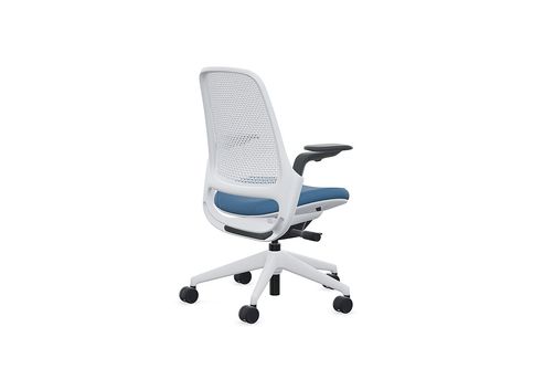 Steelcase - Series 1 Air Chair with Seagull Frame - Era Cobalt / Seagull Frame