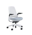 Steelcase - Series 1 Air Chair with Seagull Frame - Era Blue Nickel / Seagull Frame