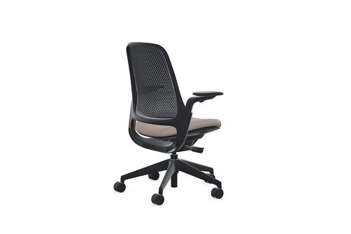 Steelcase - Series 1 Air Chair with Black Frame - Era Truffle / Black Frame