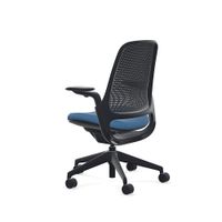 Steelcase - Series 1 Air Chair with Black Frame - Era Cobalt / Black Frame