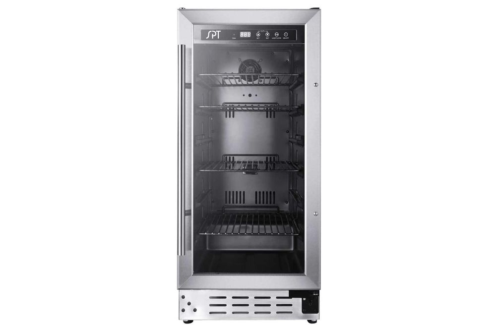 SPT - 92-Can Beverage Cooler - Stainless Steel