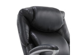 Serta - AIR Health & Wellness Mid-Back Manager's Chair - Black