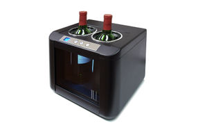 Vinotemp - 2-Bottle Thermoelectric Open Wine Cooler - Black