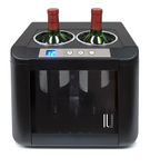 Vinotemp - 2-Bottle Thermoelectric Open Wine Cooler - Black