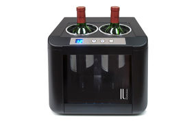 Vinotemp - 2-Bottle Thermoelectric Open Wine Cooler - Black