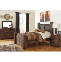 Signature Design by Ashley Quinden 6-Piece Queen Bedroom Set- Room View