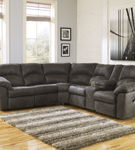 Signature Design by Ashley Tambo-Pewter 2-Piece Sectional- Room View