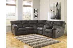 Signature Design by Ashley Tambo-Pewter 2-Piece Sectional- Room View