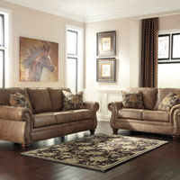 Signature Design by Ashley Larkinhurst-Earth 2-piece Sofa and Loveseat- Room View