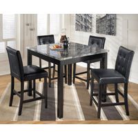 Signature Design by Ashley Maysville 5-Piece Counter-Height Dining Table Set