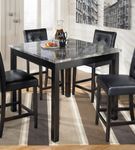 Signature Design by Ashley Maysville 5-Piece Counter-Height Dining Table Set