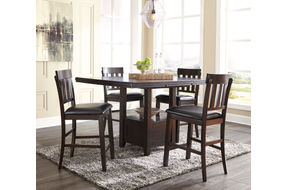 Signature Design by Ashley Haddigan 5-piece Dining Set- Room View