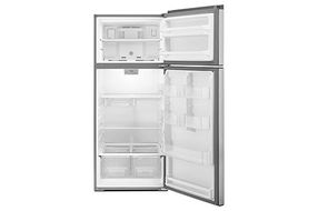 Whirlpool Stainless 18 Cu. Ft. Top-Freezer Refrigerator- Open View