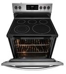Frigidaire Stainless 5.3 Cu. Ft. Smooth-Top Electric Range- Open View