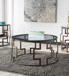 Signature Design by Ashley Frostine Coffee Table Set- Room View