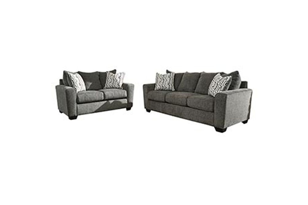 Signature Design by Ashley Twombley-Gray Sofa and Loveseat