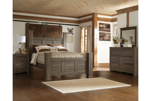 Rent To Own Ashley Juararo 6 Piece Queen Bedroom Set