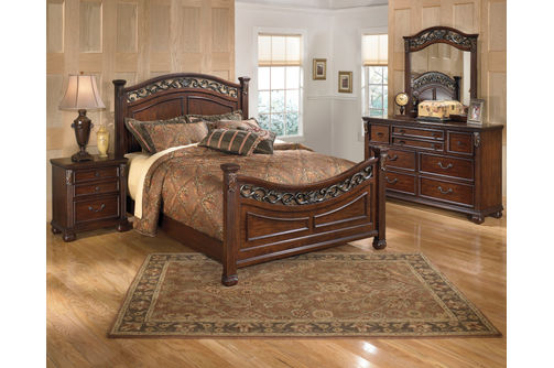 Rent To Own Ashley Leahyn 6 Piece Queen Bedroom Set