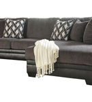 Benchcraft Kumasi-Smoke Sofa Sectional with Chaise 