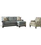 Benchcraft Benld-Marine Chaise Sofa and Accent Chair