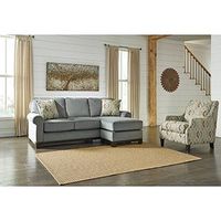 Benchcraft Benld-Marine Chaise Sofa and Accent Chair- Room View