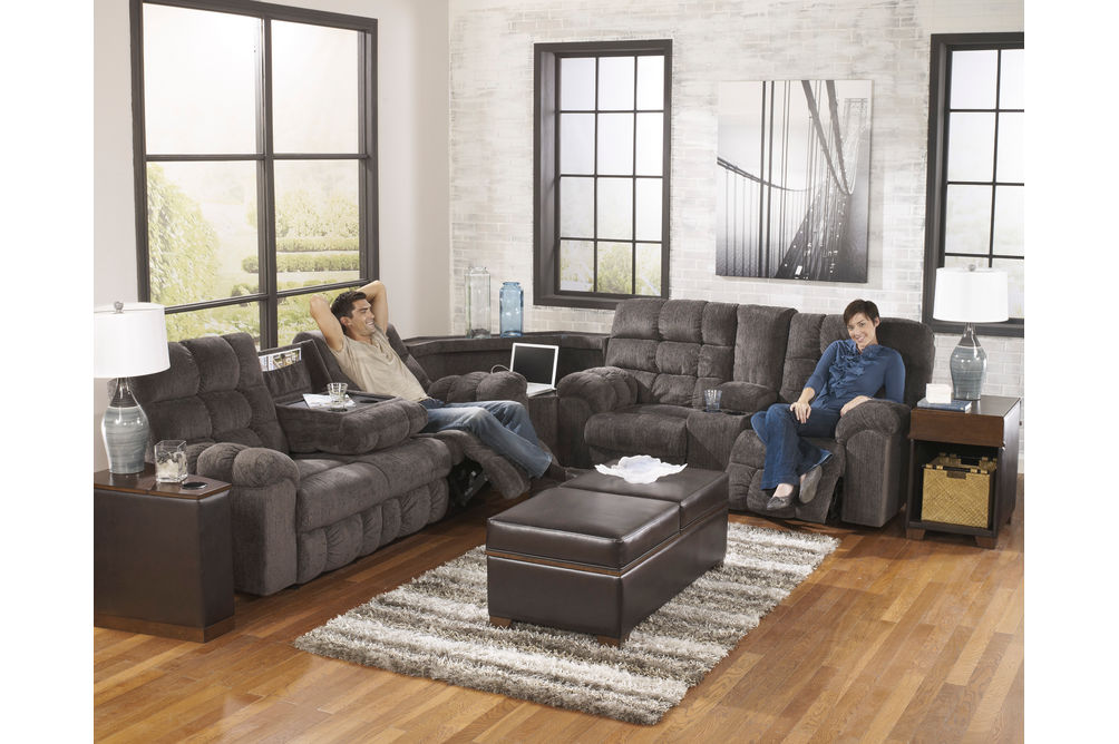 Signature Design by Ashley Acieona-Slate 3-Piece Reclining Sectional - Alternate Image