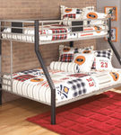 Signature Design by Ashley Dinsmore Twin Over Full Bunk Bed Set- Room View